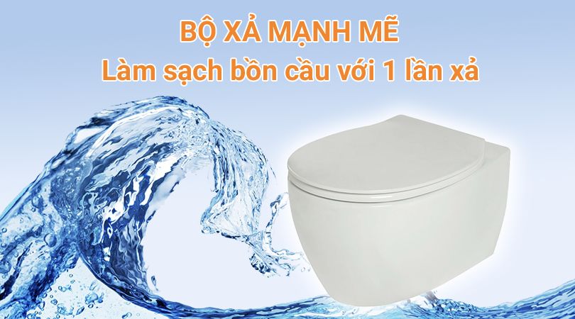 Bộ xả mạnh mẽ của bồn cầu Hafele 588.79.410